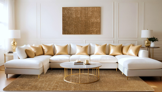 Dywan Shaggy Antypoślizgowy Malmo Ciemny Beż