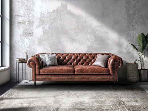 Dywan Nantes NT041A Vizon/Brown Szarobeżowy Beton