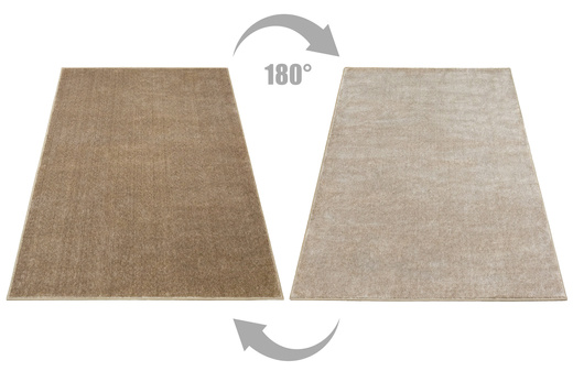 Dywan Glamour-Sub 211 Lśniący Beż Kaszmir na jucie