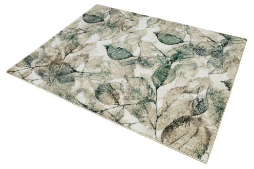 Dywan Kandy N041A l.beige/green Zielony Kaszmir Liście Fryz