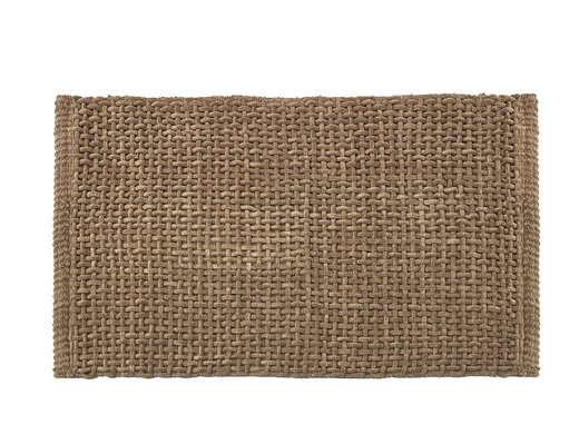 Bawełniany Dywanik Chodniczek Moko Jasny Brąz Gruby Splot
