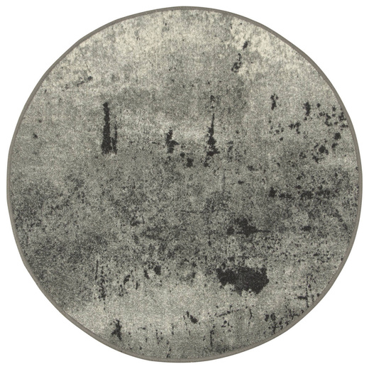 Okrągły Dywan Marl 19 Szary Beton Marmur