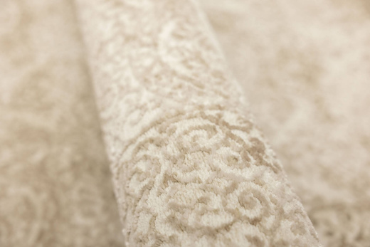 Chodnik Allora Plus 7754A l.beige Beż Krem Złoty Ornament szerokość 120 cm