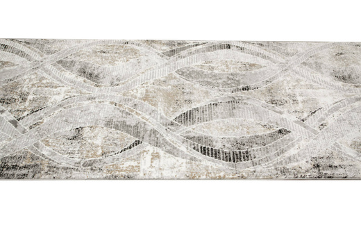 Chodnik Maya PR739 grey/b Szary Wstęgi szerokość 120 cm