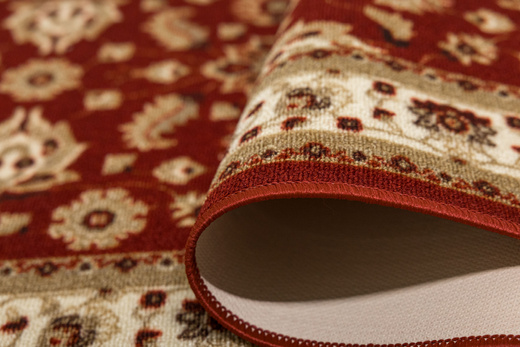 Chodnik Antypoślizgowy Antico 31 Bordo Ornament szerokość 80 cm