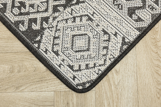 Antypoślizgowy Dywan FLEX 19636/91 Brąz Beż Patchwork