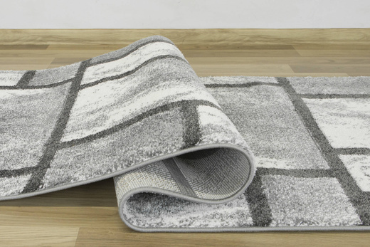 Chodnik Lima 9553A cr/l.g Szary Kremowy szerokość 70 cm