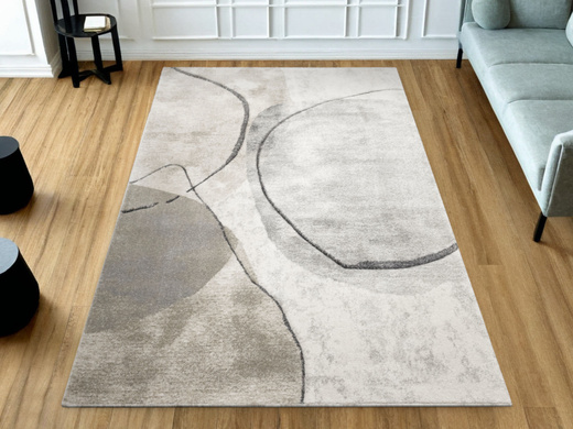 Dywan Daisy Carving 6104A cream/light be Krem Beż Szary Marmur