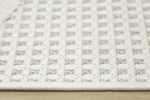 Dywan Sznurkowy Stella D425A white/l.grey Szary Srebrny Krem Pasy