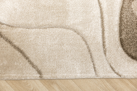 Dywan Kandy N415A l.beige/white Beż Brąz Fle Fryz