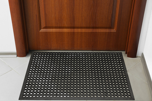 Wycieraczka Antypoślizgowa Gumowa Mata Ażurowa z najazdem