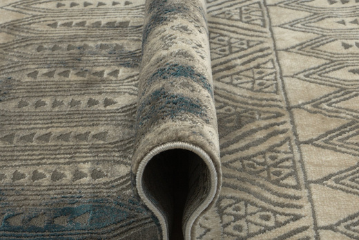 Dywan VERSAGE 2188A blue/krem Kremowy Niebieski