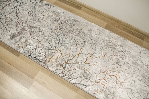 Chodnik Maya PR336M multi orange Drzewo szerokość 120 cm