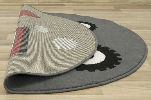 Okrągły Dywan Luna Kids 534457/51915 CzerwonyTraktor