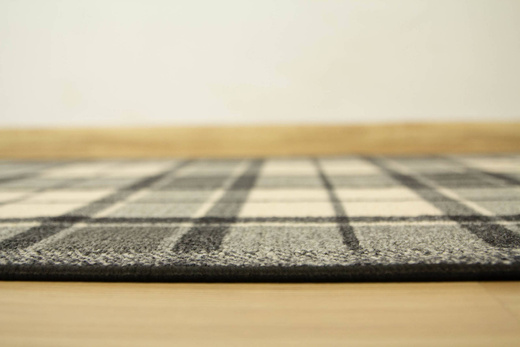 Antypoślizgowy Chodnik Grand 19 Szary Kratka szerokość 80 cm