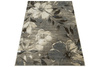Dywan Kandy N040A l.beige/m.beig Szary Beżowy Kwiaty Grafit Fryz