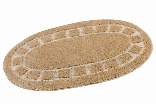 Dywanik Łazienkowy Antypoślizgowy Ocean Beige Beż Owalny