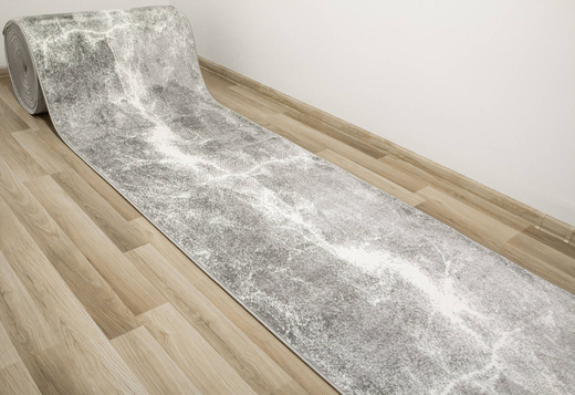 Chodnik Lima 9553B l.grey Szary Krem Marmur szerokość 100 cm