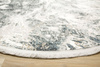 Okrągły Dywan 101 grey/navy Niebieski Szary Marmur 