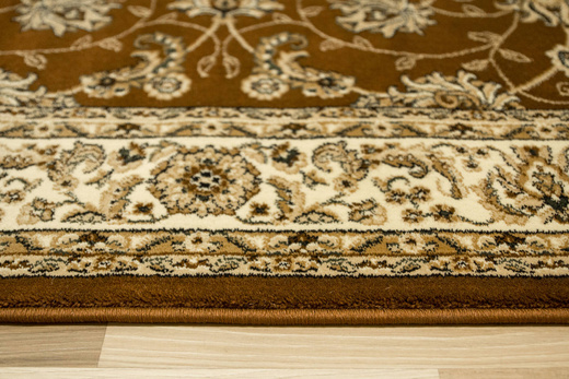 Dywan Super Rose 2338A brown/cream Ornament Brąz Beż Krem