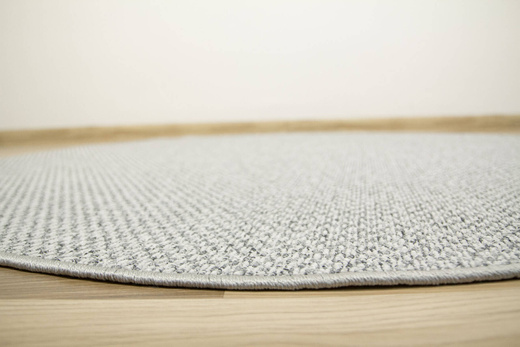 Okrągły Dywan Cannon 73 Grey Gruby Splot