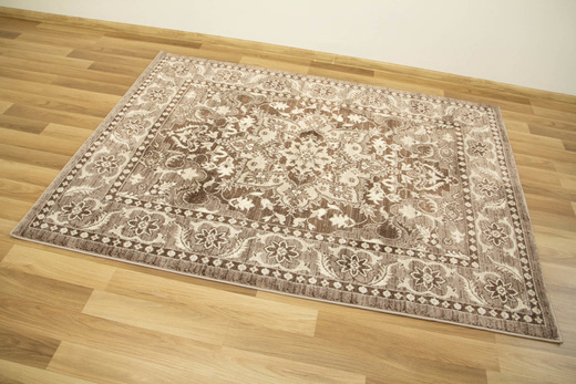 Dywan Victoria 8677A vizion/brown Ornament Brąz Krem