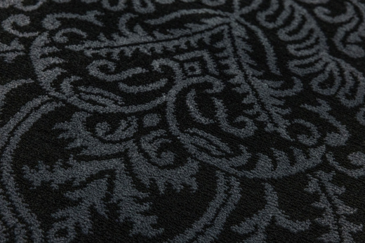 Dywan FESTIVAL 2746A yellow/black Czarny Złoty Ornament