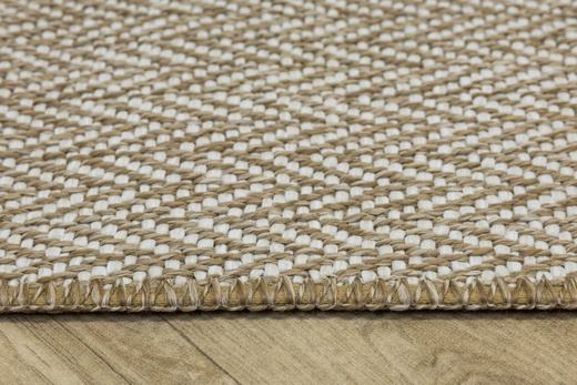 Dywan Sznurkowy Ella ST033A cream/cream Beż Krem Jodełka Outdoor