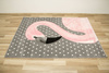  Dywan Dziecięcy Lima 1206A l.grey/l.pink Flaming Róż