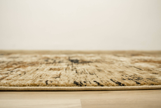 Dywan Super Rose 9187A Gold/Beige Beż Czarny Przecierany