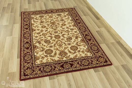 Wełniany Dywan Agnella Isfahan Anafi Bursztyn