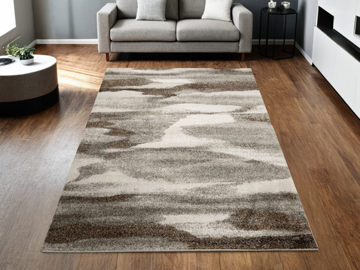 Dywan Ponte N282A l.grey/d.grey Szary Brąz