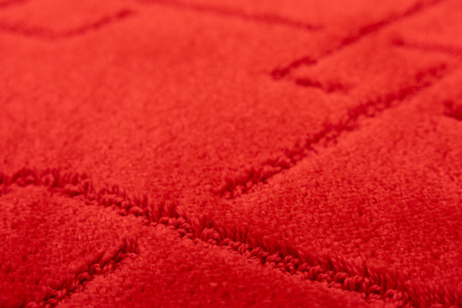 Dywanik Łazienkowy Antypoślizgowy Moreno Red Czerwony Romby