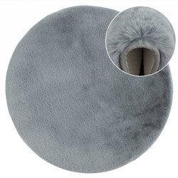 Okrągły Dywan Bellarossa Rabbit ciemny szary