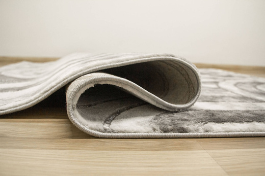 Dywan Felix 9303A grey Lśniący Marmur Szary SrebrnyPółkola