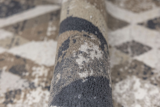 Chodnik Aqua Modena 04 Beż Szary Romby szerokość 67 cm