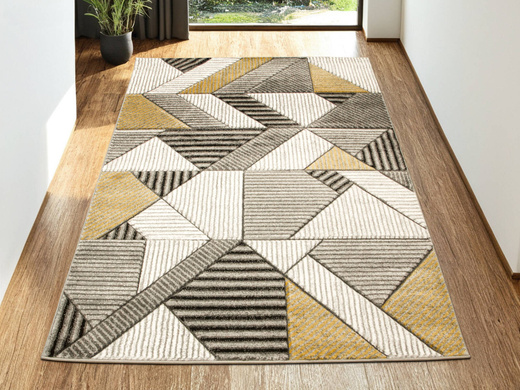 Dywan Amelia A632A grey/d.yellow Szary Żółty Linie Paski Kreski