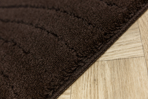 Dywanik Łazienkowy Antypoślizgowy Sara Wenge Brąz Fale