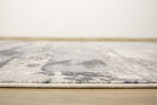 Wełniany Dywan Isfahan Abrio Beige Niebieski Beżowy Abstrakcja