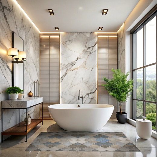 Antypoślizgowy Dywanik Łazienkowy Kuchenny Mata Magic M2 Szary Beż Romby