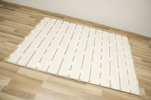 Dywan Shaggy Lula Soft IM49A Krem Beż Kropki