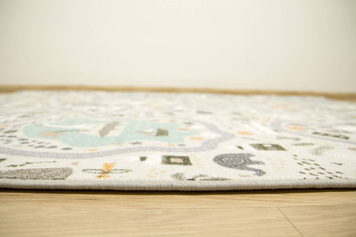 Wykładzina Dziecięca Pastelowe Uliczki 04 szerokość 4 m