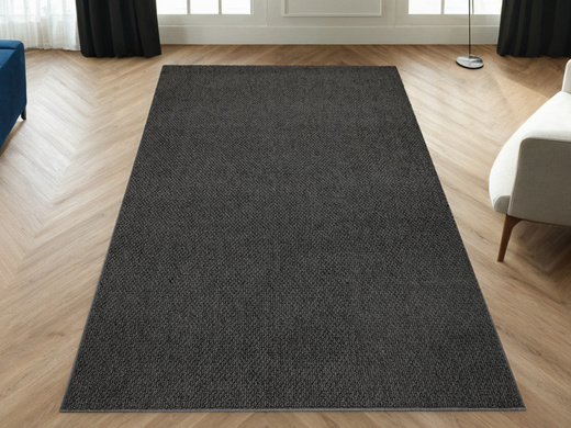 Dywan Pętelkowy New Topaz 79 Antracyt Gruby Splot Gruby Filc