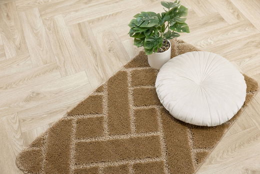 Dywanik Łazienkowy Antypoślizgowy Lotus Beige Beż Cegiełka