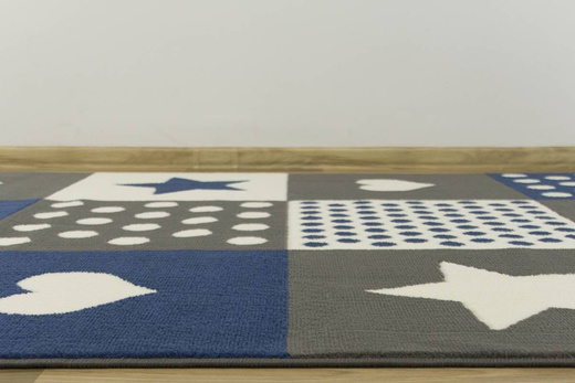 Dywan KIDS 533914/94915 grey/jeans patchwork