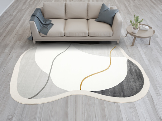 Dywan Selena GS005G Crean/Gold Krem Szary Złoty Ksztalt