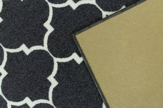 Dywan Clover 29 ciemny szary koniczyna marokańska