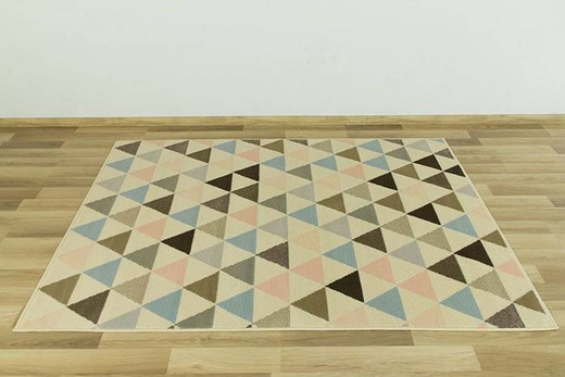 Dywan LUNA 503525/85833 ivory romby kolorowe