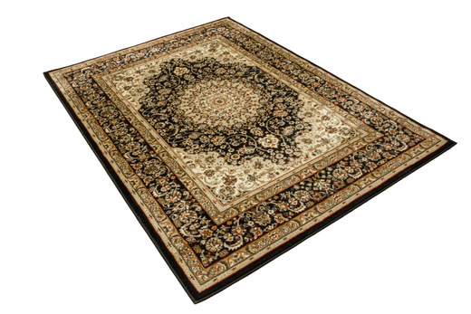 Dywan Super Rose 1874A black/black Czarny Brąz Beż