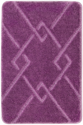 Dywanik Łazienkowy Antypoślizgowy Moreno Violet Fioletowy Romby